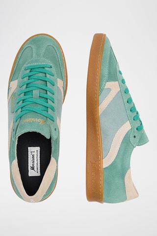 Baskets en nubuck Goblin - Vert clair