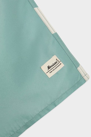 Short de bain Chess - Vert d’eau