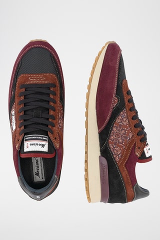 Baskets en nubuck Harry - Bordeaux