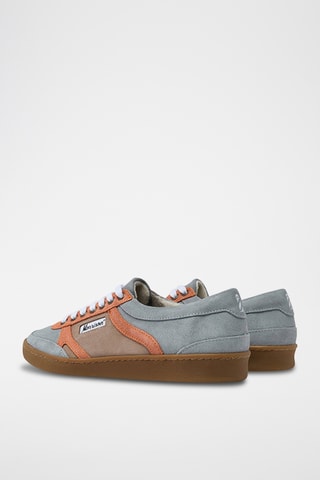 Baskets en nubuck Houston - Bleu canard
