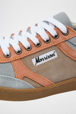 Baskets en nubuck Houston - Bleu canard