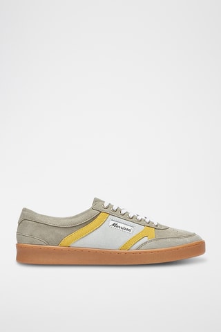 Baskets en nubuck Hudson - Blanc