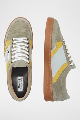 Baskets en nubuck Hudson - Blanc