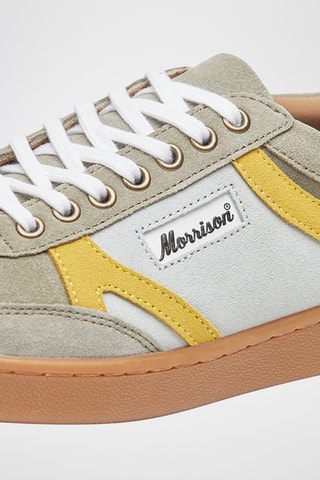 Baskets en nubuck Hudson - Blanc