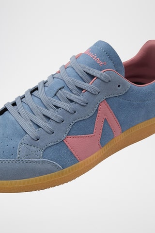 Baskets en cuir Ice - Bleu canard