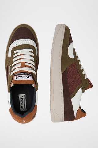 Baskets en cuir nappa nubuck Jarvis - Gris