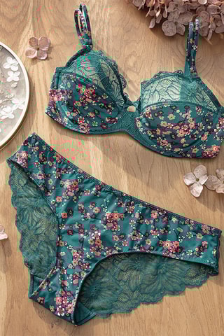 Soutien-gorge Aurore - Vert émeraude