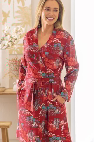 Déshabillé Rêve D'estampes - Rouge