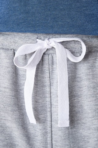 Short de pyjama Ligne d'arrivée - Gris clair chiné