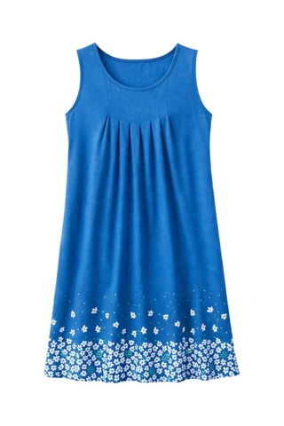 Robe droite Bleu cyclade - Bleu pétrole