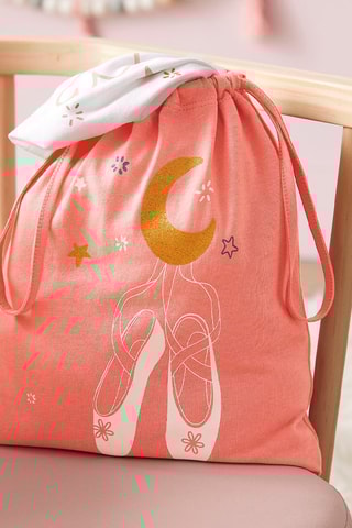 2 pyjamas Les Etoiles Lola - Blanc et corail