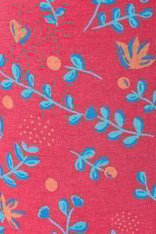 Pyjama Les oiseaux de Pondichery - Corail et fuchsia