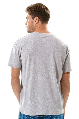 T-shirt Voile A Tribord - Gris clair chiné