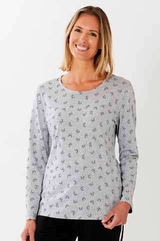 T-shirt Rose Bambou - Gris clair