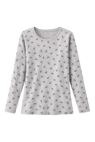 T-shirt Rose Bambou - Gris clair