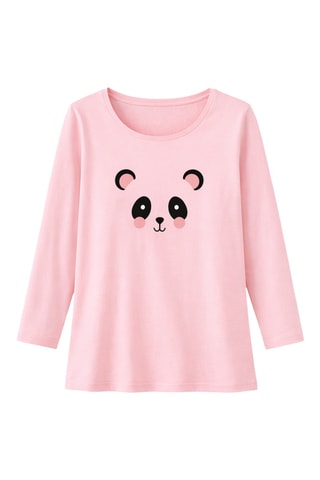 T-shirt Rose Bambou - Rose poudré