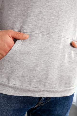 Sweat à capuche Super Papa - Gris clair chiné