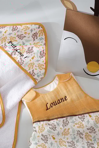 Gigoteuse Sous Bois - Ivoire et camel