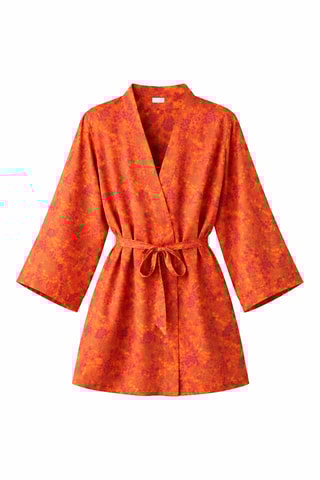 Veste  - Danse Avec Les Feuilles -  Orange