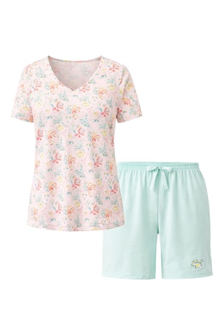 Pyjama  - Recif Arc-En-Ciel -  Rose et ciel