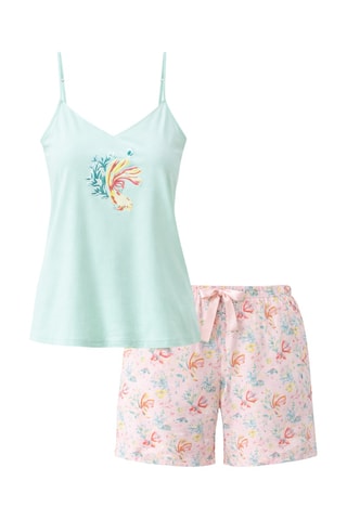 Pyjama  - Recif Arc-En-Ciel -  Vert d’eau et rose