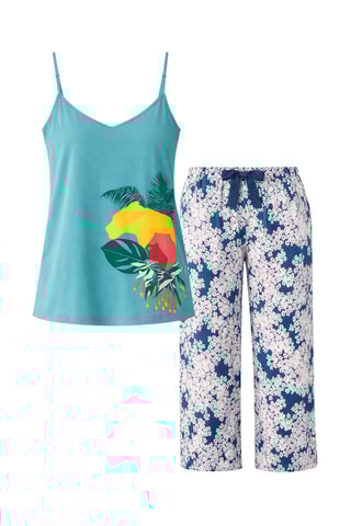 Pyjama  - Tresors Sauvages -  Bleu-gris