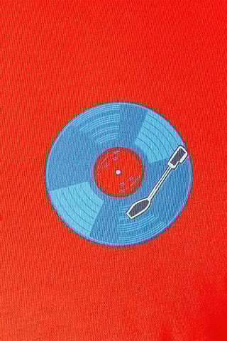 Pyjama  - Au Son Du Vinyl -  Rouge et bleu marine 
