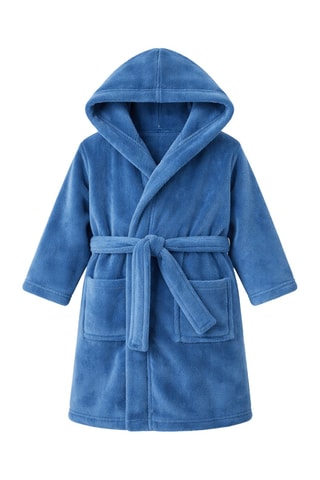 Peignoir à capuche - Bleu marine