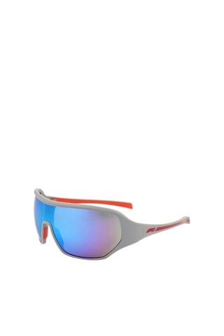 Lunettes de soleil mixte - Verres effet miroir - Catégorie 3 - F1 Eyewear Red Collection - Blanc, bleu, violet et gris