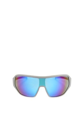 Lunettes de soleil mixte - Verres effet miroir - Catégorie 3 - F1 Eyewear Red Collection - Blanc, bleu, violet et gris
