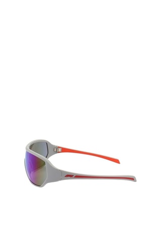 Lunettes de soleil mixte - Verres effet miroir - Catégorie 3 - F1 Eyewear Red Collection - Blanc, bleu, violet et gris