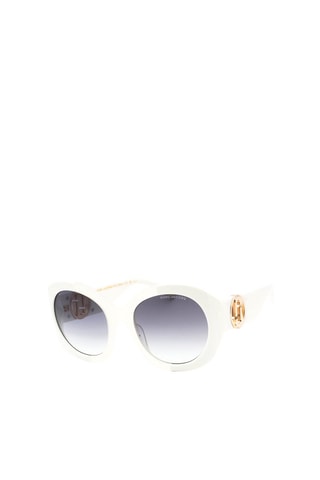 Lunettes de soleil femme - Catégorie 3 - Marc Jacobs - Blanc et gris