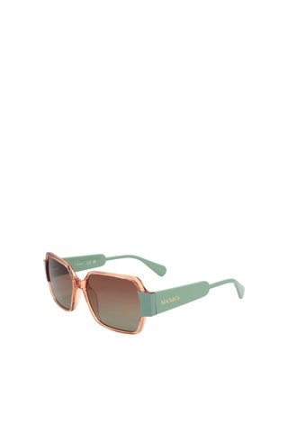 Lunettes de soleil femme - Catégorie 2 - Max&Co. - Vert, marron, orange et doré