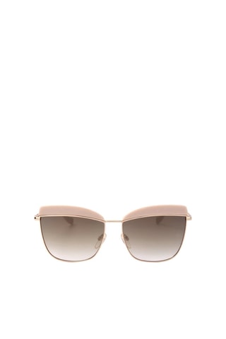 Lunettes de soleil femme - Catégorie 3 - Ana Hickmann - Beige, doré et gris