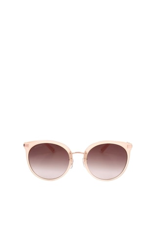 Lunettes de soleil femme ornées de cristaux Swarovski - Catégorie 2 - Swarovski - Marron et rose