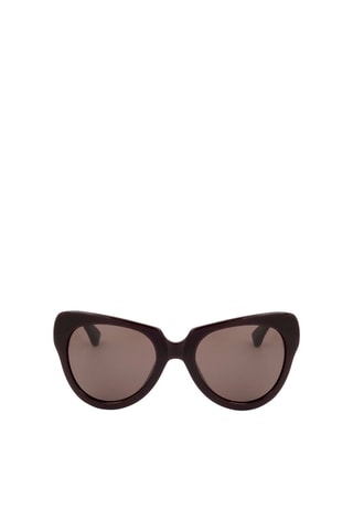 Lunettes de soleil femme - Catégorie 3 - Dries Van Noten by Linda Farrow - Marron