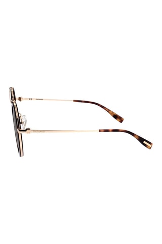 Lunettes de soleil femme - Catégorie 3 - Trussardi - Jaune, marron et gris