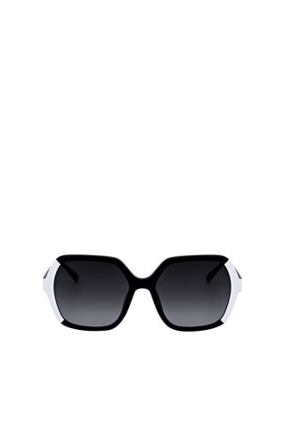 Lunettes de soleil femme - Catégorie 2 - Escada - Blanc et noir