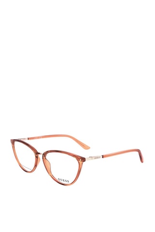 Lunettes de vue femme - Guess - Orange et argenté