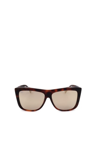 Lunettes de soleil femme - Catégorie 3 - MaxMara - Noir, beige et marron