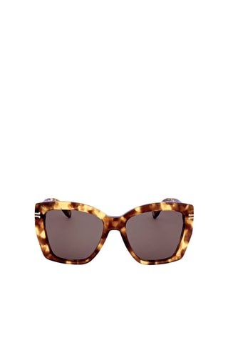 Lunettes de soleil femme - Catégorie 3 - Marc Jacobs Runway - Jaune et marron