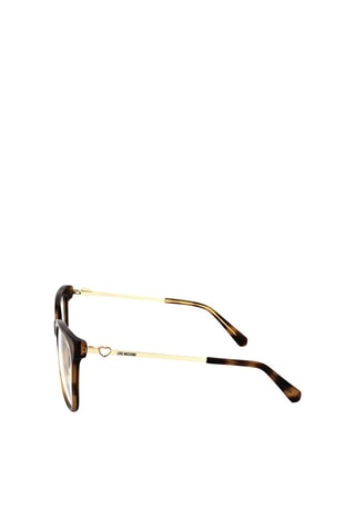 Lunettes de vue femme- Love Moschino - Marron et doré