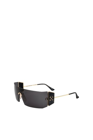 Lunettes de soleil mixte - Catégorie 3 - Retrosuperfuture - Doré et noir