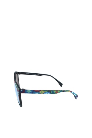 Lunettes de soleil femme Verres effet miroir - Catégorie 3 - Eyeye - Bleu et rouge