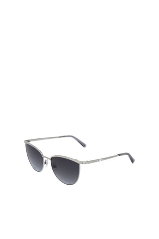 Lunettes de soleil femme ornées de cristaux Swarovski - Catégorie 3 - Swarovski - Noir, argenté et gris