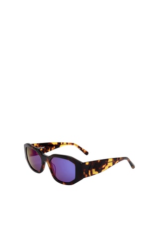 Lunettes de soleil mixte Verres effet miroir - Catégorie 3 - Kway - Noir et violet