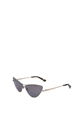 Lunettes de soleil femme - Catégorie 2 - Web - Noir, beige, doré et gris