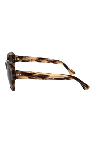 Lunettes de soleil femme - Catégorie 3 - Dries Van Noten by Linda Farrow - Marron