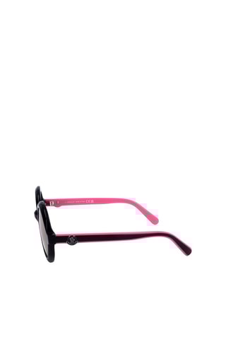 Lunettes de soleil femme - Catégorie 3 - Moncler - Noir, rouge et rose