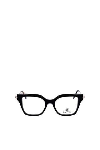 Lunettes de vue femme - Lanvin - Noir et doré